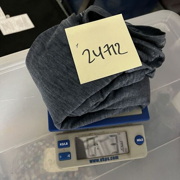 Soft Surroundings Layered Tunic Shirt Washed Blue Short Sleeve Comfort Top SMALL - Picture 10 of 10